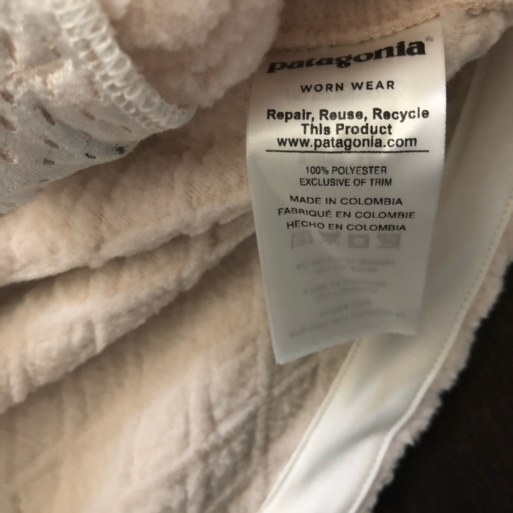 Patagonia - diamond Capra fleece hoody sweater - Picture 8 of 8